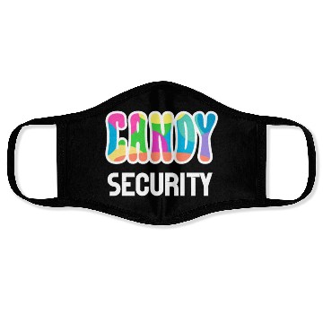 Discover Funny Candy Security Halloween Gifts Face Masks