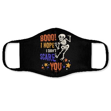 Discover Skeleton Halloween party funny saying children Face Masks