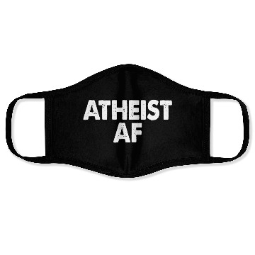 Discover Atheist Atheism Agnostic Face Masks