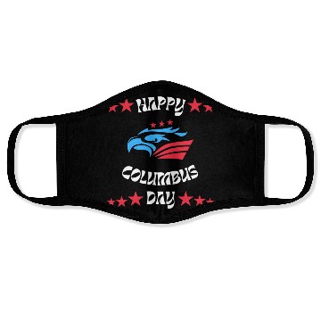 Discover Happy Columbus Day classic Face Masks