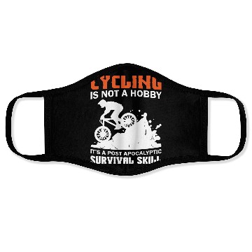 Discover Cycling A Survival Skill Face Masks