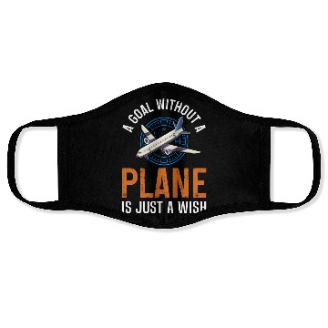 Discover Airline Pilot A Goal Without A Plane Aircraft Face Masks