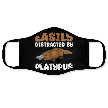 Discover Platypus Lover Design Face Masks