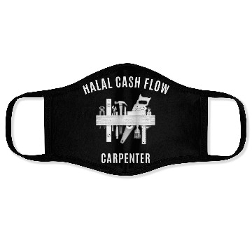 Discover Halal Cash Flow - Carpenter White Face Masks