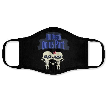Discover Till Death Do Us Part Skeletons Face Masks