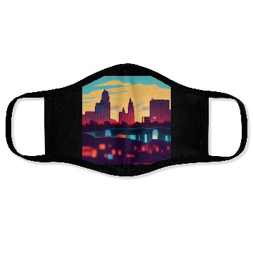 Discover Kansas City comics Face Masks