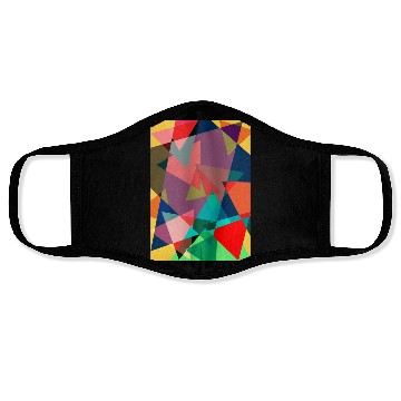 Discover Abstract paint Face Masks