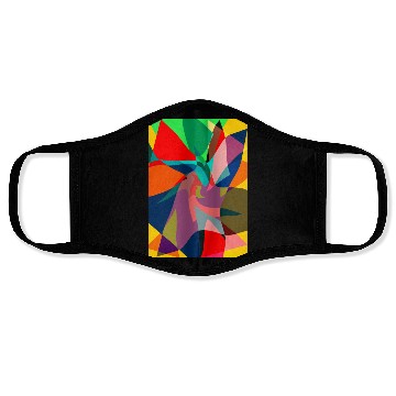 Discover Abstract paint Face Masks