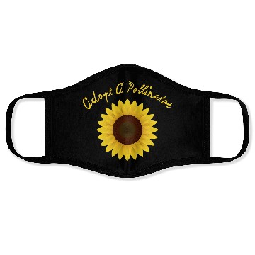 Discover Adopt A Pollinator Sunflower Face Masks Save The Bees