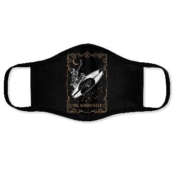 Discover Tarot Card Occult Club Gothic Wind Surfer Surf Face Masks