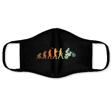 Discover Motocross Biker Evolution Motorcross Face Masks