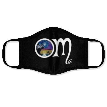 Discover OM Ying Yang Face Masks