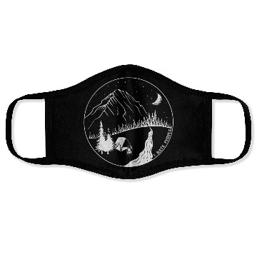 Discover I Hate People Camping Face Masks