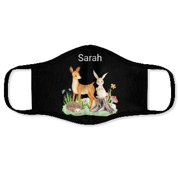Discover Animal deer rabbit hedgehog Sarah Face Masks