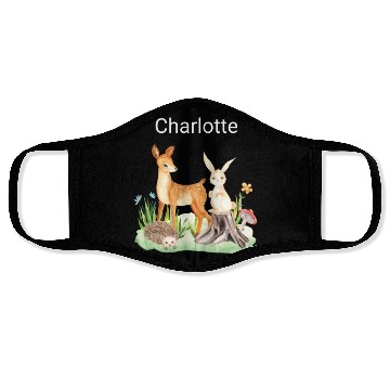 Discover Animal deer rabbit hedgehog Charlotte Face Masks
