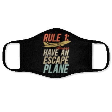 Discover Airline Pilot Aviation Pun For a Corporate Pilot Face Masks
