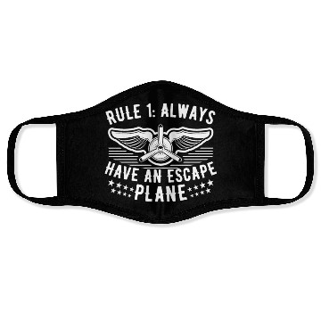 Discover Airline Pilot Aviation Pun For a Corporate Pilot Face Masks