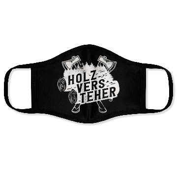 Discover Woodman, Forest Worker, Lumberjack Face Masks