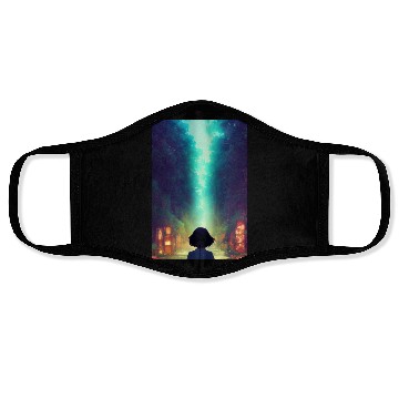 Discover Serene Path of the Whispering Woods Face Masks