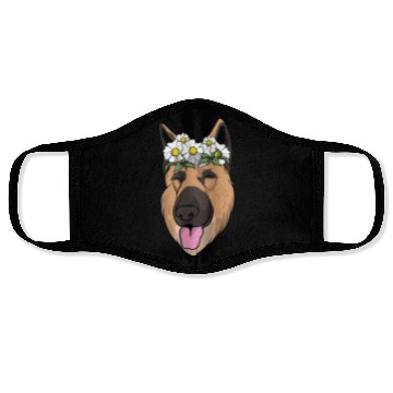 Discover Dog German Shepherd Face Masks