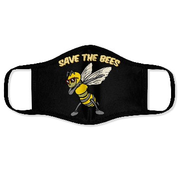 Discover Save The Bees Face Masks Dabbing Bumblebee Bee Earth Pl