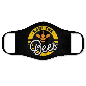 Discover Save The Bees Earth Lover Planet Beekeeper Beekeep Face Masks