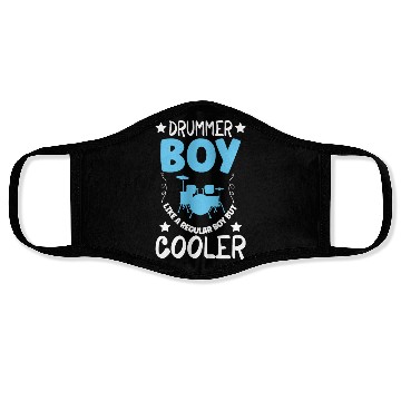 Discover Drummer Drums Music Drum Set Drumming Face Masks