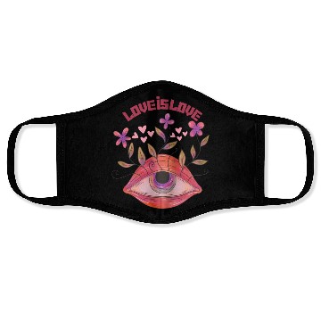 Discover Love is Love Face Masks