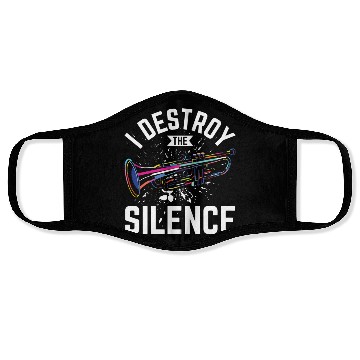 Discover Trumpeter Outfit For Trumpet Player Music Band Face Masks