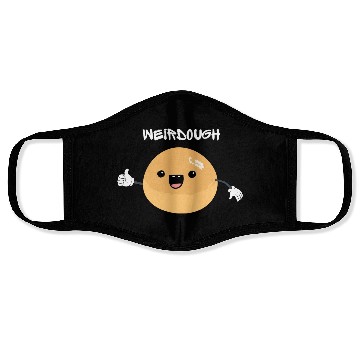 Discover Weirdough. Weird Dough Bakery Cake Chef Foodie Face Masks