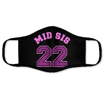 Discover Mid Sis 2022 Middle Sister Baby Birth Child Face Masks