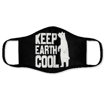 Discover Keep Earth Cool Earth Protect Polar Bear Animal Face Masks