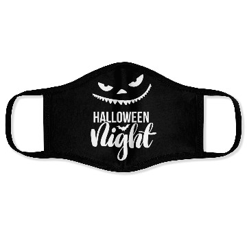 Discover Halloween Night Evil Smile (white) Face Masks