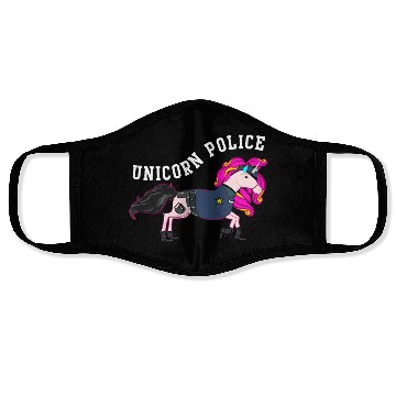 Discover Unicorn police Face Masks