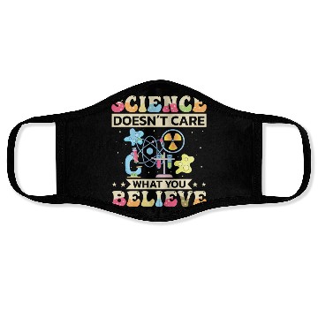 Discover Science Nerd, Chemistry Physics Student, Funny Face Masks