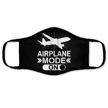Discover Retro Aircraft Aviation Airplane Mode For a Face Masks