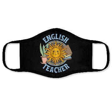 Discover english teacher Face Masks