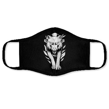 Discover Angry Demon Wolf Face Masks