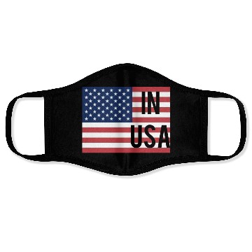 Discover In USA flag Face Masks