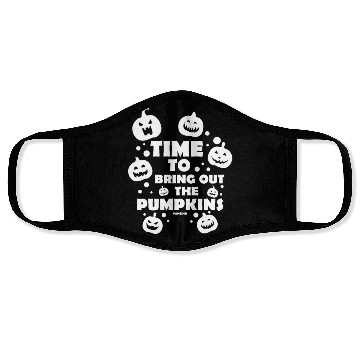 Discover Pumpkin face Face Masks