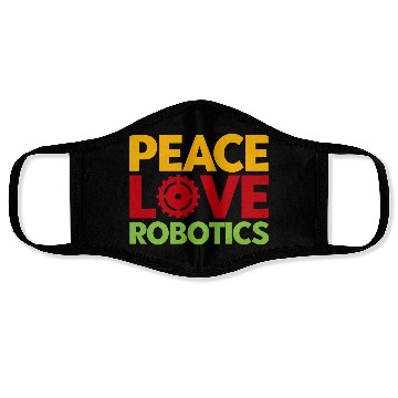 Discover Robot Engineering Robotics Gift Face Masks