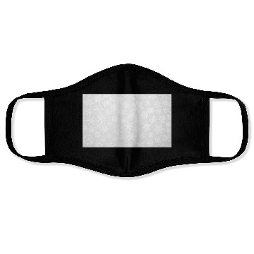 Discover White Snowflakes Christmas Pattern Face Masks