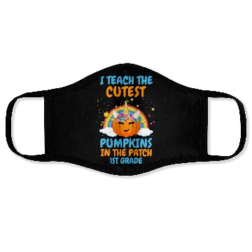 Discover Cutest Pumpkins Patch 1st Grade Teacher Halloween Face Masks