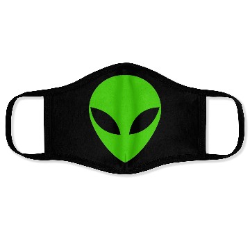 Discover Green Alien Head Face Masks