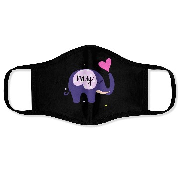 Discover I love my mom the elephant Face Masks is awesome