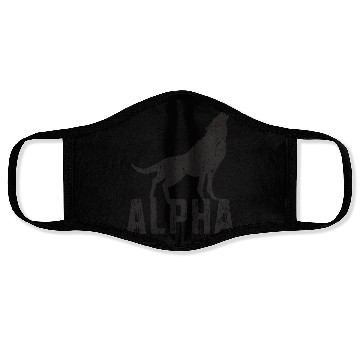 Discover Alpha - wolf lover Face Masks