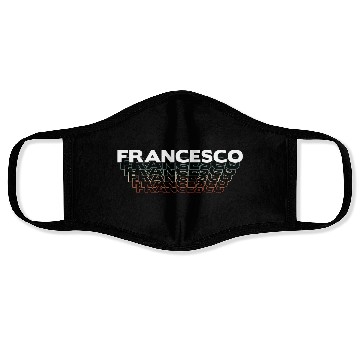 Discover Francesco Funny Retro Vintage Sunset Francesco Face Masks