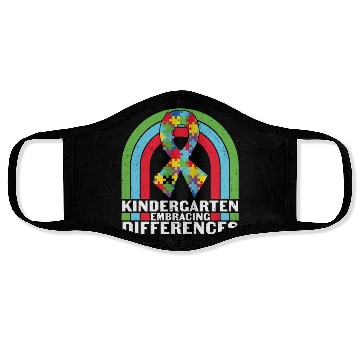 Discover Kindergarten Embracing Differences Face Masks