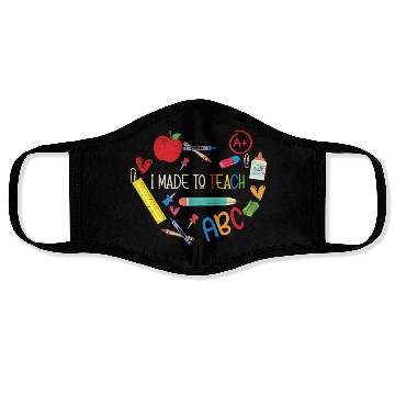 Discover Made To Teach University Students School Teacher Face Masks