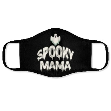 Discover Spooky Mama Halloween Ghost Mom Face Masks
